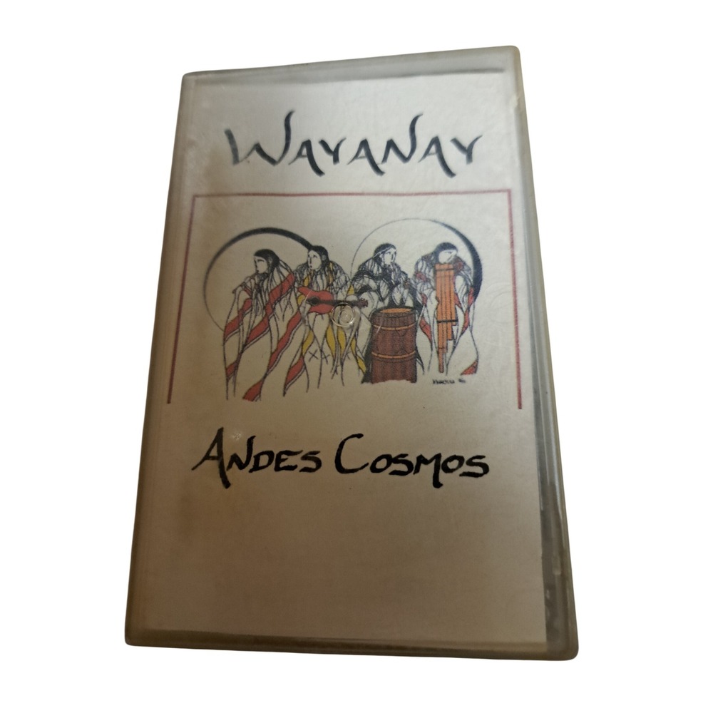 Wayanay Andes Cosmos Cassette Tape 1993 Andean Folk World Music Pan Flute Peru